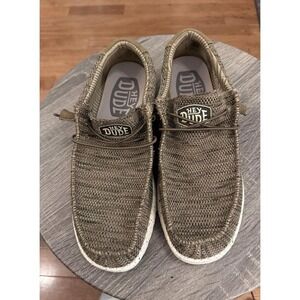 Hey Dude Wally Sox Casual Shoes Brown Men's 12